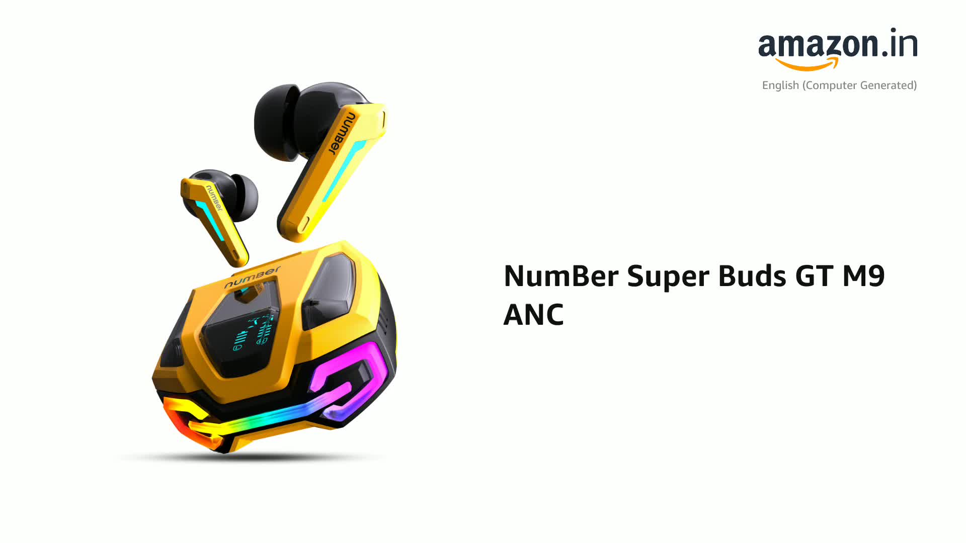 その他 CB9 5g numBer Super Buds GT M9 ANC (32db) Truly Wireless in Ear Earbuds